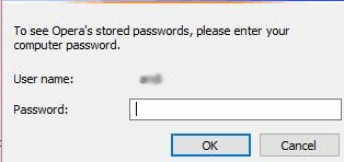 show opera password